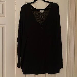 Old Navy, black long sleeve tunic